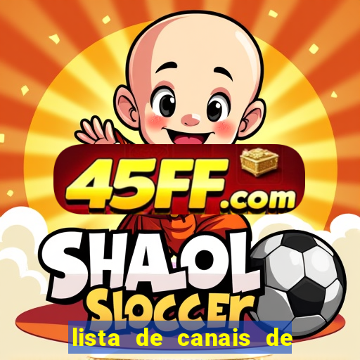 lista de canais de esporte iptv